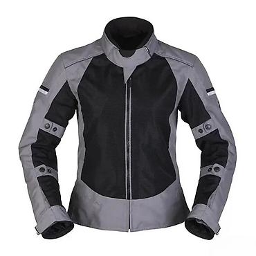 dama i radnik: Ženska moto jakna – mrežasta touring/urban - Dizajn prilagođen — 1