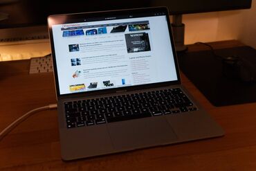 мак боок: Ноутбук, Apple, 8 ГБ ОЭТ, Apple M1, 13.3 ", Колдонулган