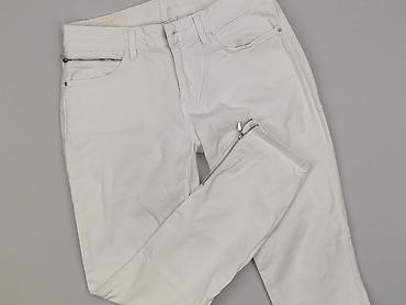 low waist: Spodnie materiałowe damskie, rozmiar S — 1