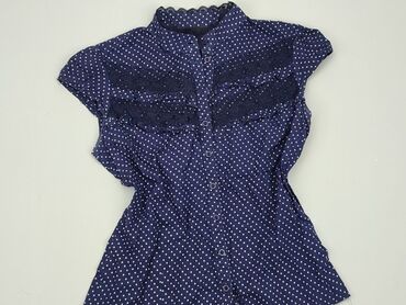 bluzki beżowe damskie: H&M, S (EU 36), Cotton, condition - Good