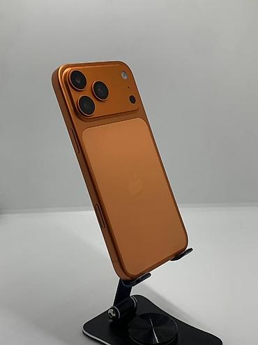 alisa max: IPhone 17 Pro Max, Б/у, 1 ТБ, Оранжевый, Чехол, Коробка, 100 % — 1