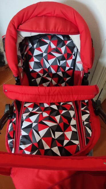 Коляски: Коляска, цвет - Черный, Б/у — 8