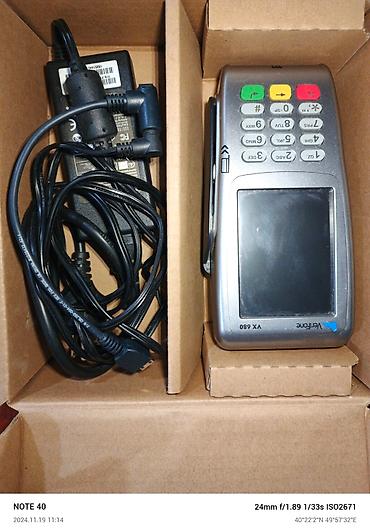 Kassa avadanlığı: Pos terminal satilir. Verifone VX 680 300 Azn Az islenib Heç bir — 1