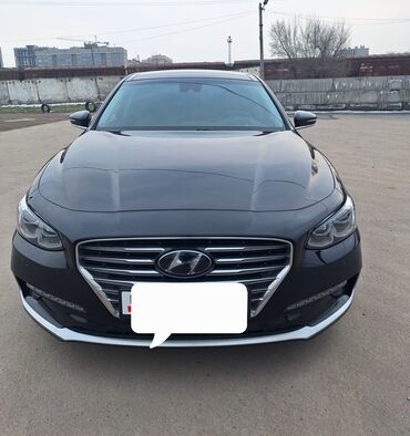 черный hyundai: Hyundai Grandeur: 2017 г., 2.4 л, Автомат, Бензин, Седан