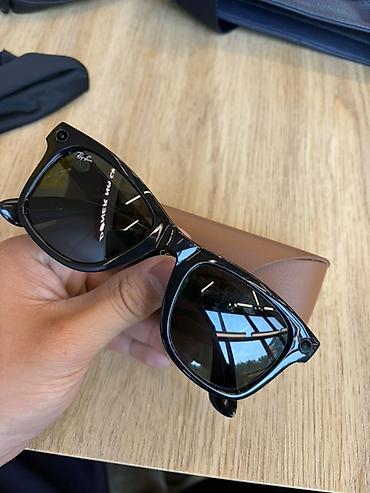 азотнокислое серебро: Очки с камерой Ray-Ban Wayfarer оригинал Глянцевая оправа, размер 53 — 2