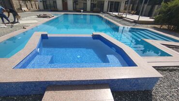 Hovuzlar: LED işıqlandırmalı hovuz və hidromasajlı isti vanna - Gecə istifadə — 2