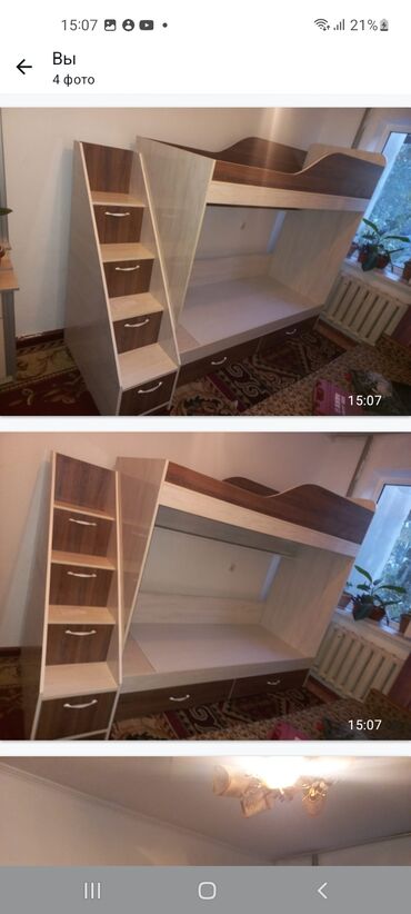 кровать тумба: Двухъярусная кровать-чердак с нижним спальным/игровым местом и