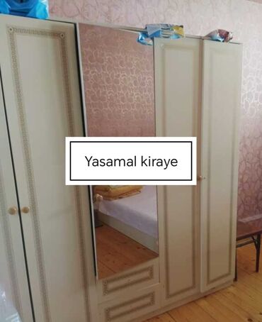 şamaxinka kirayə ev: Yasamalda albali usaq baxcasi yaninda 18/14 de 2 otaq 60 kv esyali