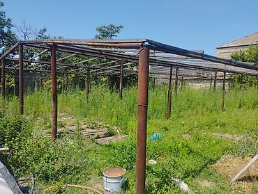 ev tipi çadır: Metal konstruksiya – istixana/üzüm çardağı karkası Hündürlüyü 4 metr — 5