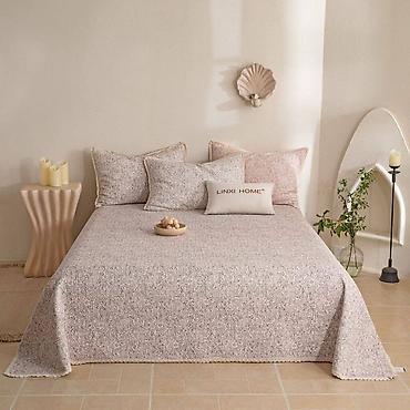 bed sheets: Покрывало и наволочки LINXI HOME в корейском стиле Оптом и в розницу — 10