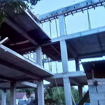 Бетонные работы: Моналиттен каркас куябыз баардык турун курабыз.апаловка,инструмент — 13