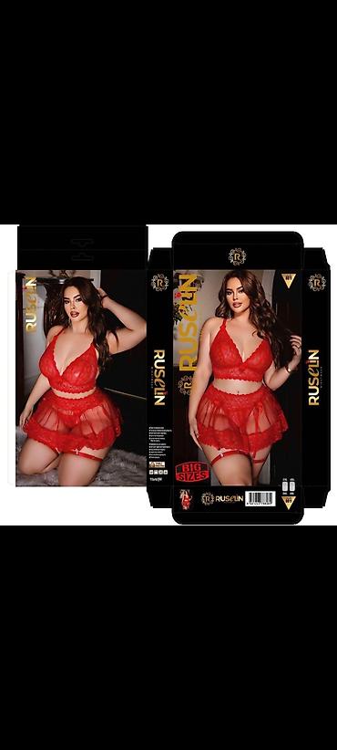 Alt paltarı: Kod:E.v-156492 RuselİN Nightwear – böyük ölçülər üçün zərif alt paltar — 7