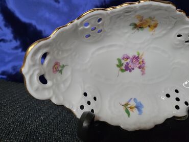 Ostalo posuđe: Korpa nova Lindner porcelan Zapadna Nemacka 70,80te. Korpica nova,sve — 6