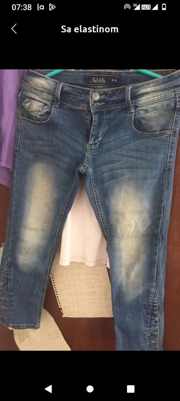 farmerice siroke: Jeans, High rise