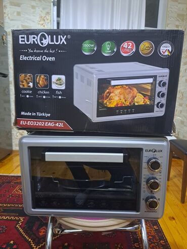 Кухонные плиты и варочные поверхности: Духовка Eurolux, Электрическая, цвет - Серый, Отдельностоящая