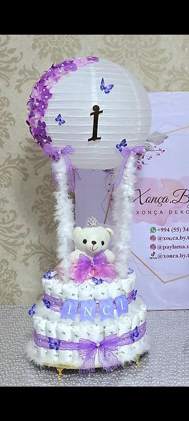 ata ad günü tortu: Adı dəyişmək mümkündür Bəzəkli “isti hava balonu” üslubunda uşaq — 1