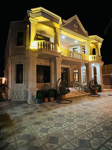 Bağ evlərinin kirayəsi: Elit üslubda iki mərtəbəli 4 yataqlı villa - Klassik memarlıq: hündür — 2