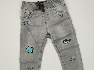 jeans stretch: Spodnie jeansowe, Topomini, 12-18 m, stan - Dobry