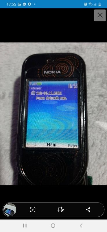 Nokia: Nokija 7373 ispravna baterija dobra,ima mall tragova od nosenja,stanje — 4