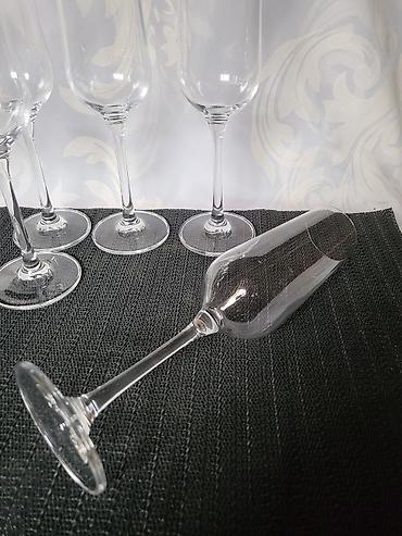 Čaše: Case nove za vino kristalno staklo Livarno Nemacka. Case nove,sve na — 11