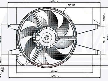 moj auto: VENTILATOR HLADNJAKA ZA FORD FIESTA OD 2008. DO 2012. GOD. | — 2