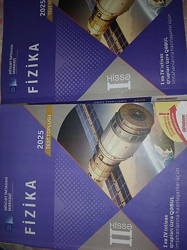 Testlər: İçleri tam yazisiz toplu 1 ve 2ci hisse fizika Yeni neşrdir istifade — 1