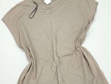 skórzane brązowa spódnice: T-shirt, H&M, S, stan - Dobry