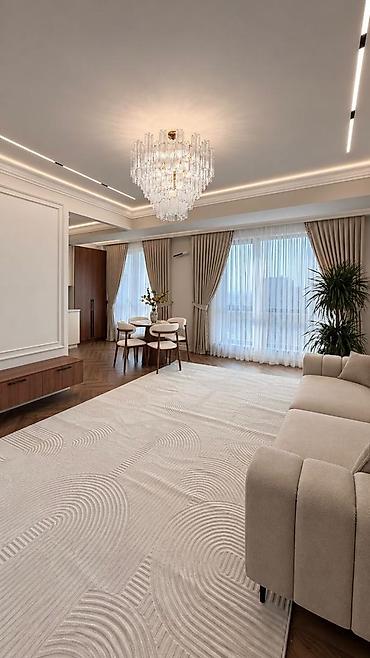 3 комнатная квартира ош: 3 комнаты, 90 м², Кок-Жар ж/м Элитка, 6 этаж, Дизайнерский ремонт — 9