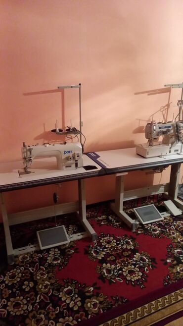 Tikiş maşınları: Peşəkar tikiş avadanlıqları komplekti Tərkib: - DİT (DOIT) sənaye düz — 7