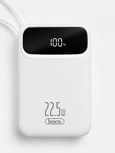 iphone cable: Внешний аккумулятор Hoco 20000 мА·ч, 22.5 Вт - Емкость: 20000 мА·ч - — 2