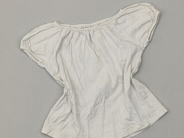 koszulka biała oversize: Koszulka, H&M, 4-5 lat, 104-110 cm, stan - Dobry
