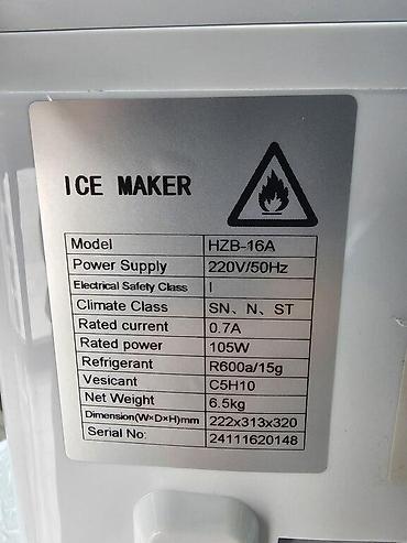Оборудование для ресторанов, кафе: Buz aparatı Buz aparati buz aparatı buz makinesi ice maker Hicon 12 — 9
