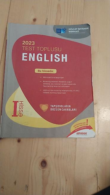 Testlər: İngilis dili Testlər 11-ci sinif, DİM, 1-ci hissə, 2023 il — 1