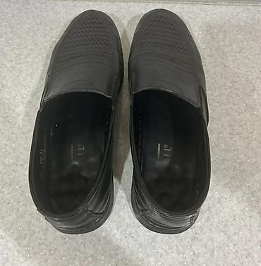 Туфли: Kişi ayaqqabısı – qara, slip-on model - Üst material: perforasiyalı — 3