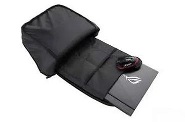 Futrole i torbe za laptopove: ASUS ROG ranac za laptop – gaming dizajn - Dizajn: elegantan crni ROG — 19