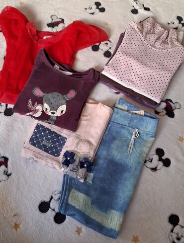 zara žuta haljina: Bundle: Dresses, Leggings, T-shirts, For boys, age: 5-6 years