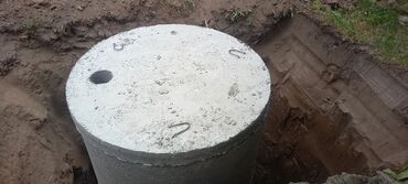 Железобетонные (ЖБИ) кольца для септика: Железобетонное (ЖБИ) кольцо для септика Размер: 110 x 90 x 8 см, Бесплатная установка, В розницу — 7