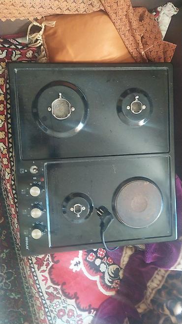 metbex soba: Qaz-elektrik kombinə olunmuş plitə - Panel tipi: masaüstü — 1