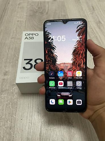 ev telefonlar: Oppo A38, 128 GB, rəng - Qara, Sensor, Barmaq izi, İki sim kartlı — 6