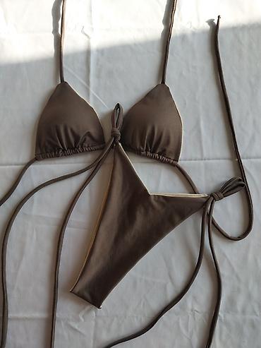 new yorker kupaći kostimi 2023: Dvodijelni bikini set – čokoladno braon - Gornji deo: klasičan — 4