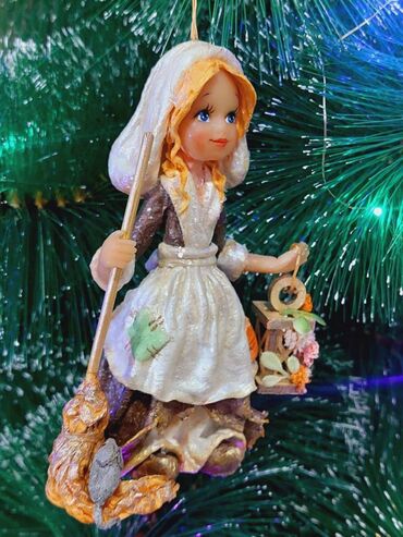 золотые изделия ссср: Ватная новогодняя игрушка «Золушка» (hand made) Ручная работа