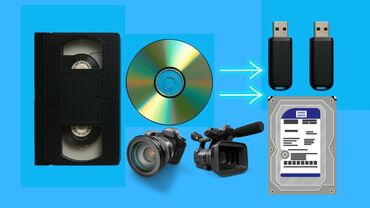 🎬 Xatirələrinizi gələcəyə daşıyırıq! 📼 Köhnə VHS kaset və 💿 DVD