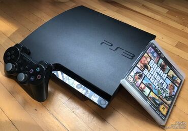 PS3 (Sony PlayStation 3): Игровая приставка Sony PlayStation 3 Slim 500ГБ HDD, черный Resale. В