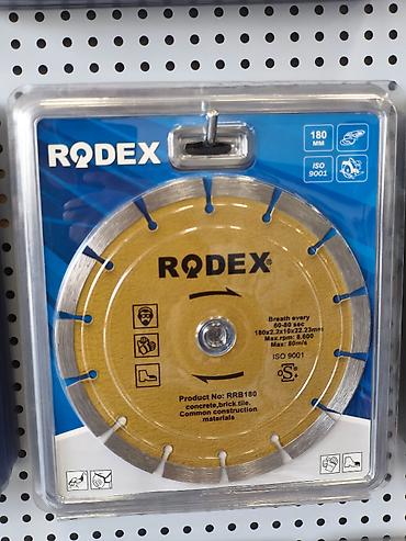 lezva disk: RODEX diaqonal kəsmə diski – beton, kərpic, kafel və ümumi tikinti — 1