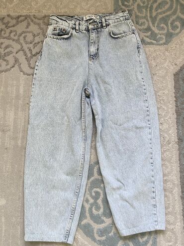 женские джинсы dsquared: Мом, Twinset, Турция, Высокая талия