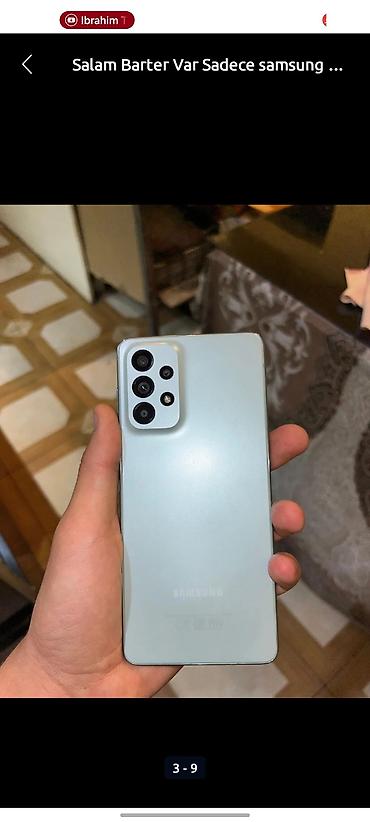 barter iphone x: Samsung Galaxy A73 5G, 128 GB, rəng - Göy, Face ID, Barmaq izi — 2
