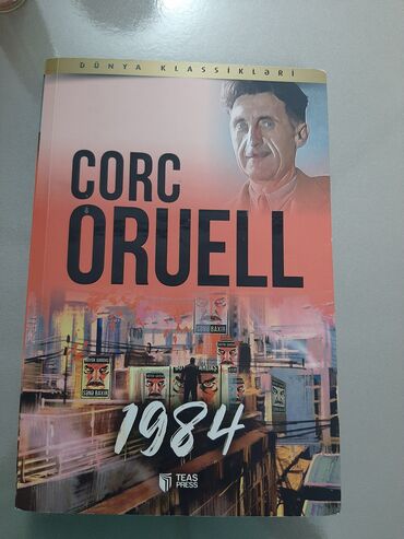 kitab bədii: Corc Oruell "1984" bədii əsər. Kitab səliqəlidir.5 manata