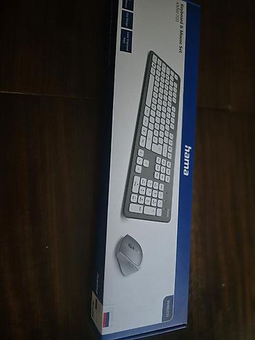 printer 3 u birində: Məhsul: Hama KM-700 – Simsiz Klaviatura və Siçan Dəsti.Real alicilar — 2
