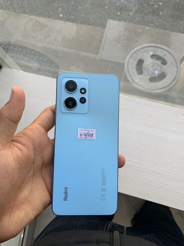 Xiaomi: Xiaomi Redmi Note 12, 128 GB, rəng - Göy, 
 Barmaq izi