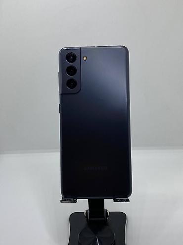 самсунк 21: Samsung Galaxy S21 5G, Б/у, 256 ГБ, цвет - Синий, 1 SIM, eSIM — 3